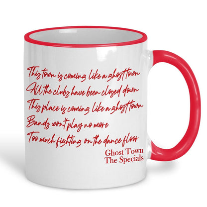 The Specials Ghost Town Music Lyrics Mug