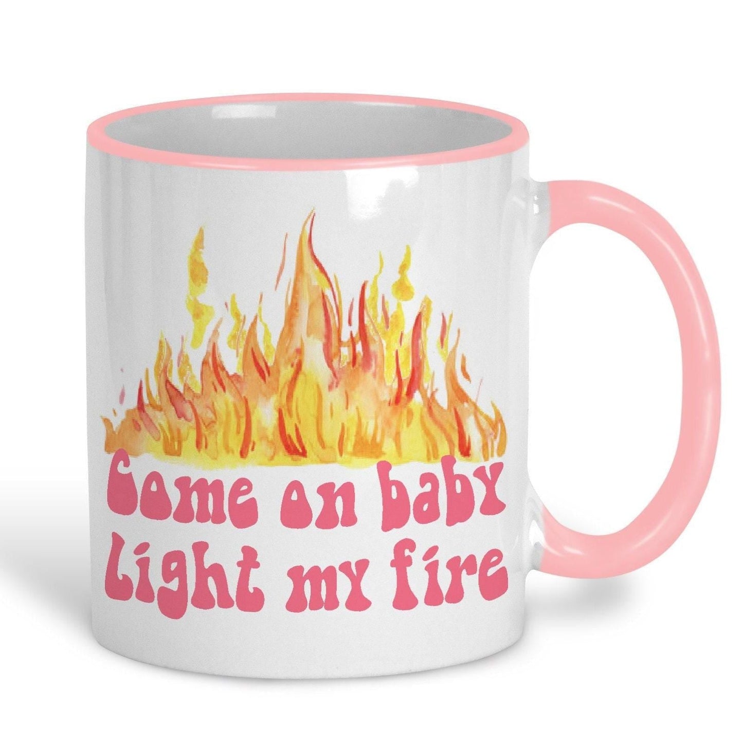 The Doors Light My Fire Music Lyrics Personalised Ceramic Mug
