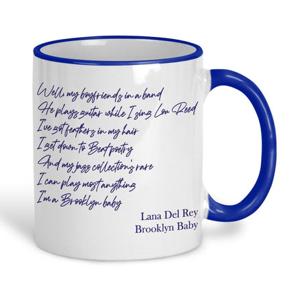 Lana Del Rey Brooklyn Baby Ceramic Mug