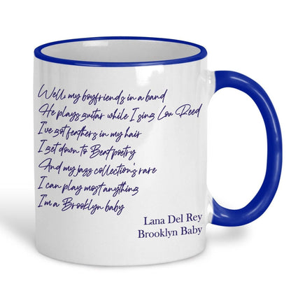 Lana Del Rey Brooklyn Baby Ceramic Mug