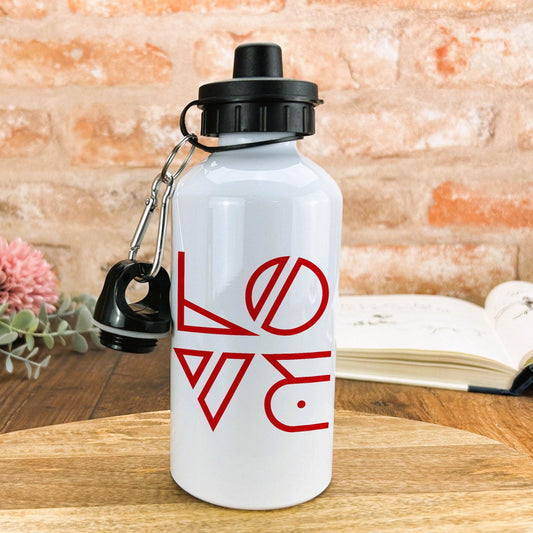 LOVE Cute Personalised Water Bottle Valentine's Day Gift