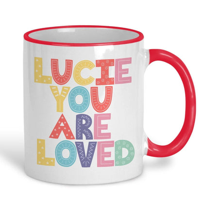 You Are Loved Personalised Mug Valentine's Day Boyfriend Girlfriend Gift Partner