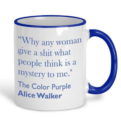 Alice Walker The Color Purple Literary Quote Mug