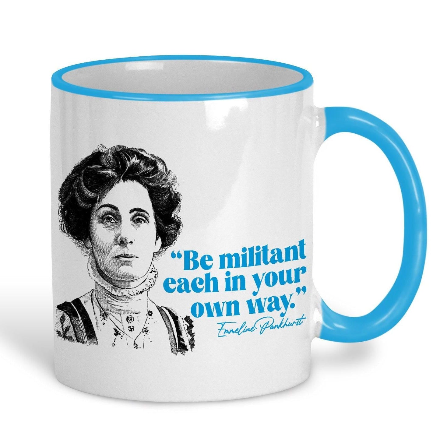 Emmeline Pankhurst Quote - Personalised Ceramic Mug