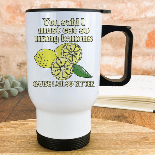 Kate Nash Foundations Lemons So Bitter Music Lyrics Travel Mug Personalised Gift