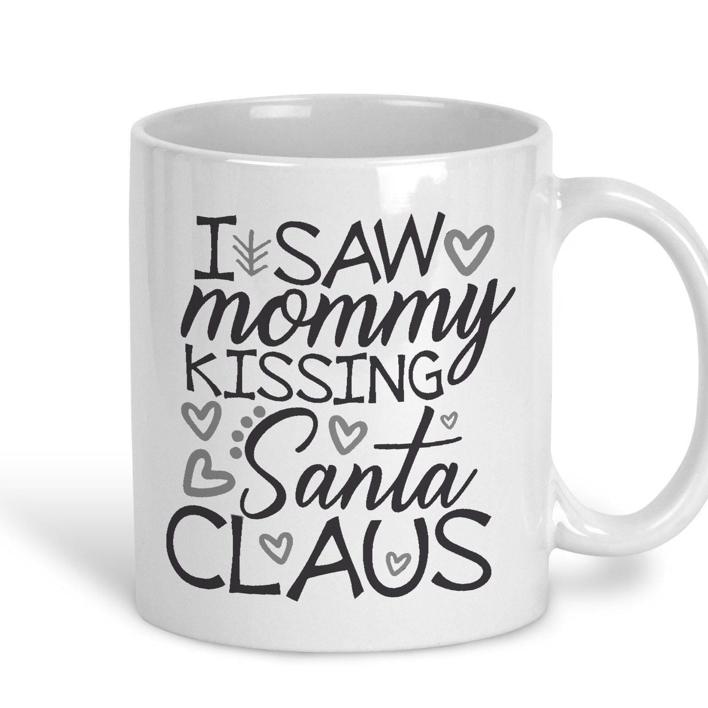 I Saw Mommy Kissing Santa Claus Jackson Five 5 Christmas Song Lyrics Personalised Ceramic Mug