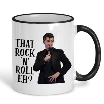 Alex Turner Artic Monkeys That Rock N Roll Eh? Yorkshire Dialect - Personalised Ceramic Mug