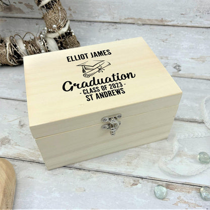 Graduation University Personalised Memory Box - Leavers Gift