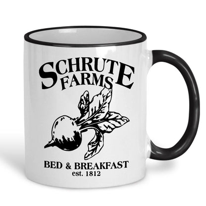 Schrute Farms Beet Beetroot Dwight The Office TV Show Personalised Ceramic Mug