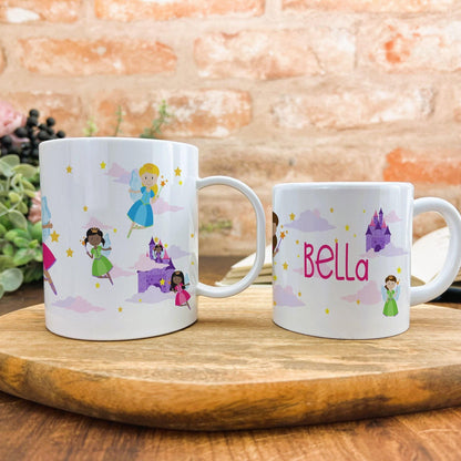 Magical Fairies Castle Children's Personalised Mug Unbreakable Kids Toddler Child Safe