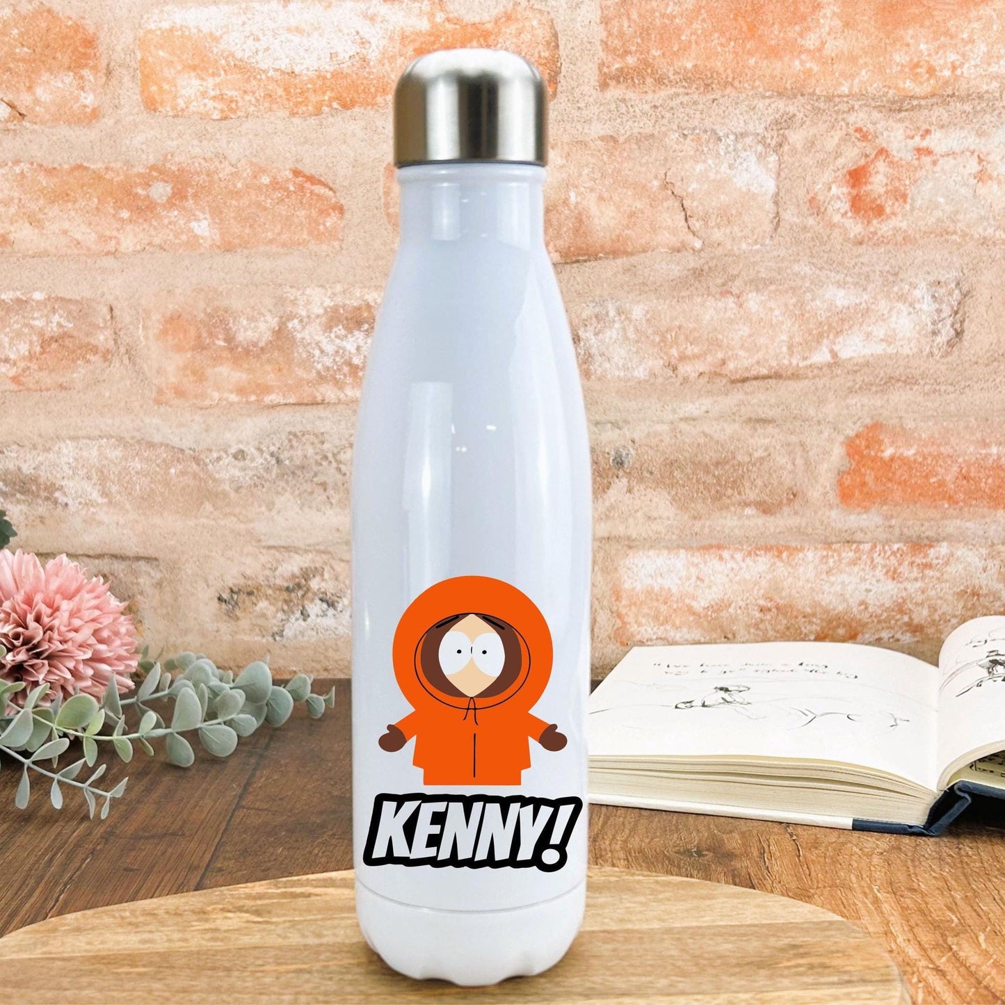 Kenny South Park Character Personalised Water Bottle Gift