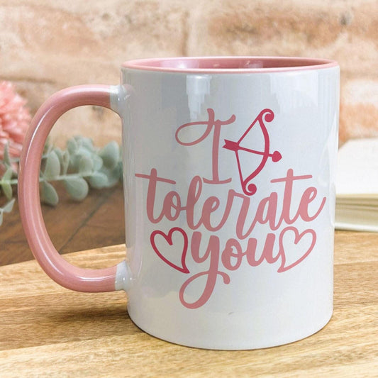 I Tolerate You Funny Personalised Mug
