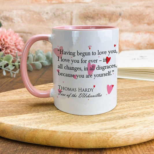 Tess of the D'Urbervilles Thomas Hardy Book Quote Valentine's Day Personalised Ceramic Mug