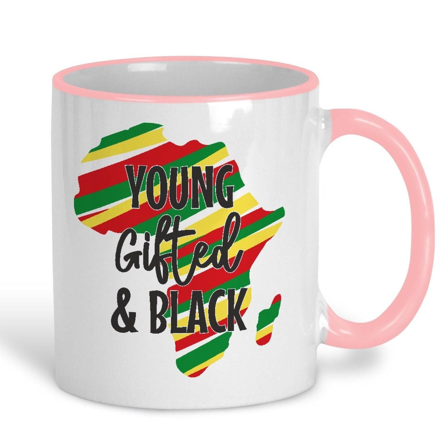 Young Gifted and Black Reggae Ska African Heritage History Personalised Mug