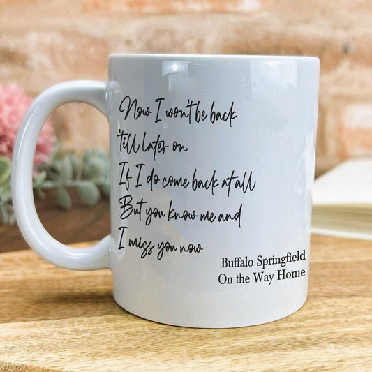 Buffalo Springfield On the way Home 60s Personalised Mug