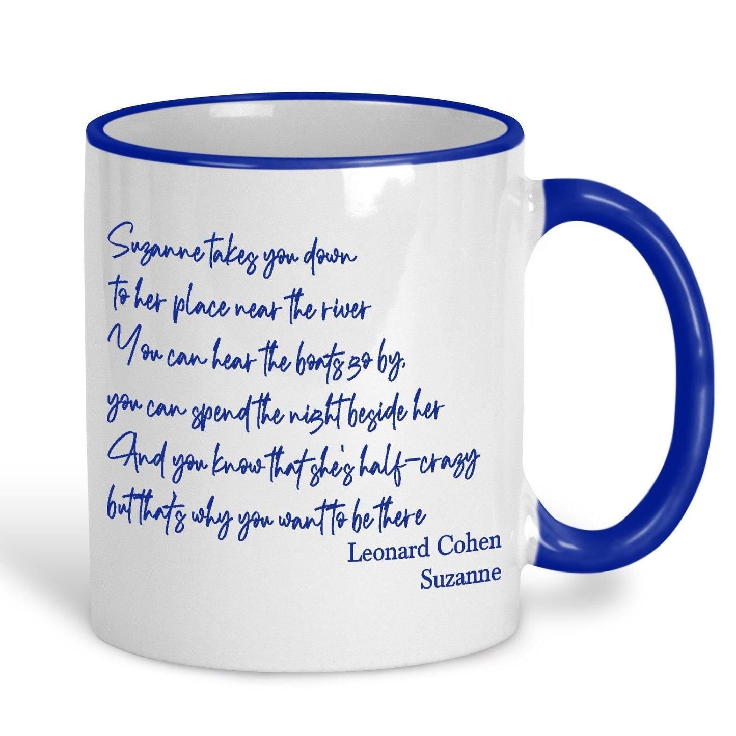 Leonard Cohen Suzanne Mug