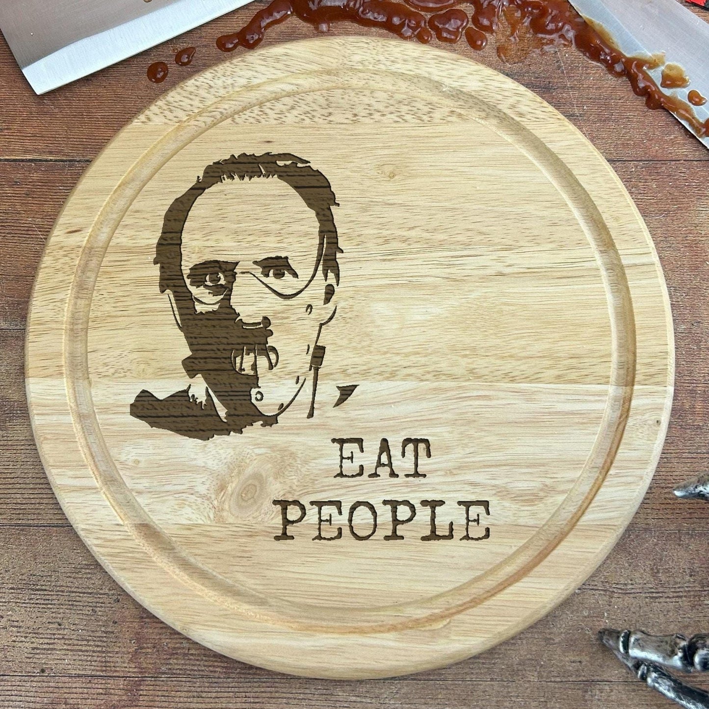 Hannibal Lecter "Eat People" Chopping Board