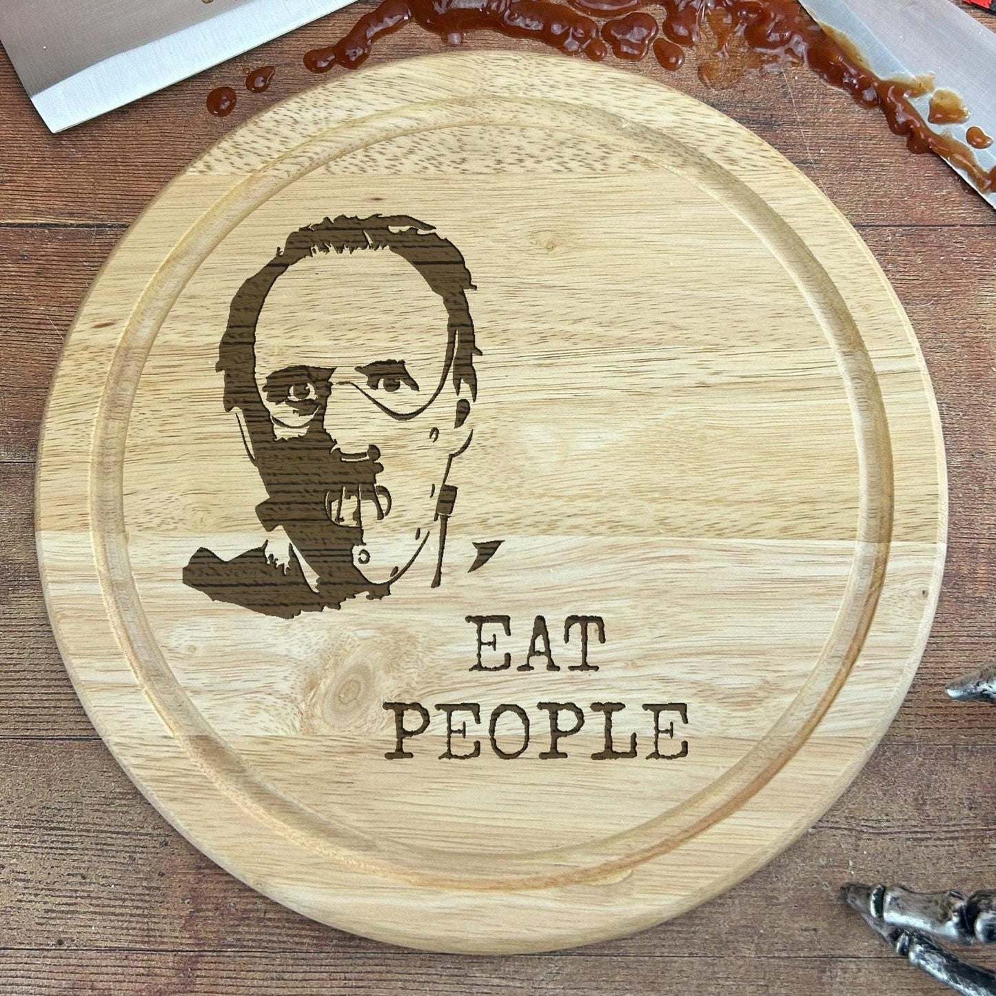Hannibal Lecter "Eat People" Chopping Board
