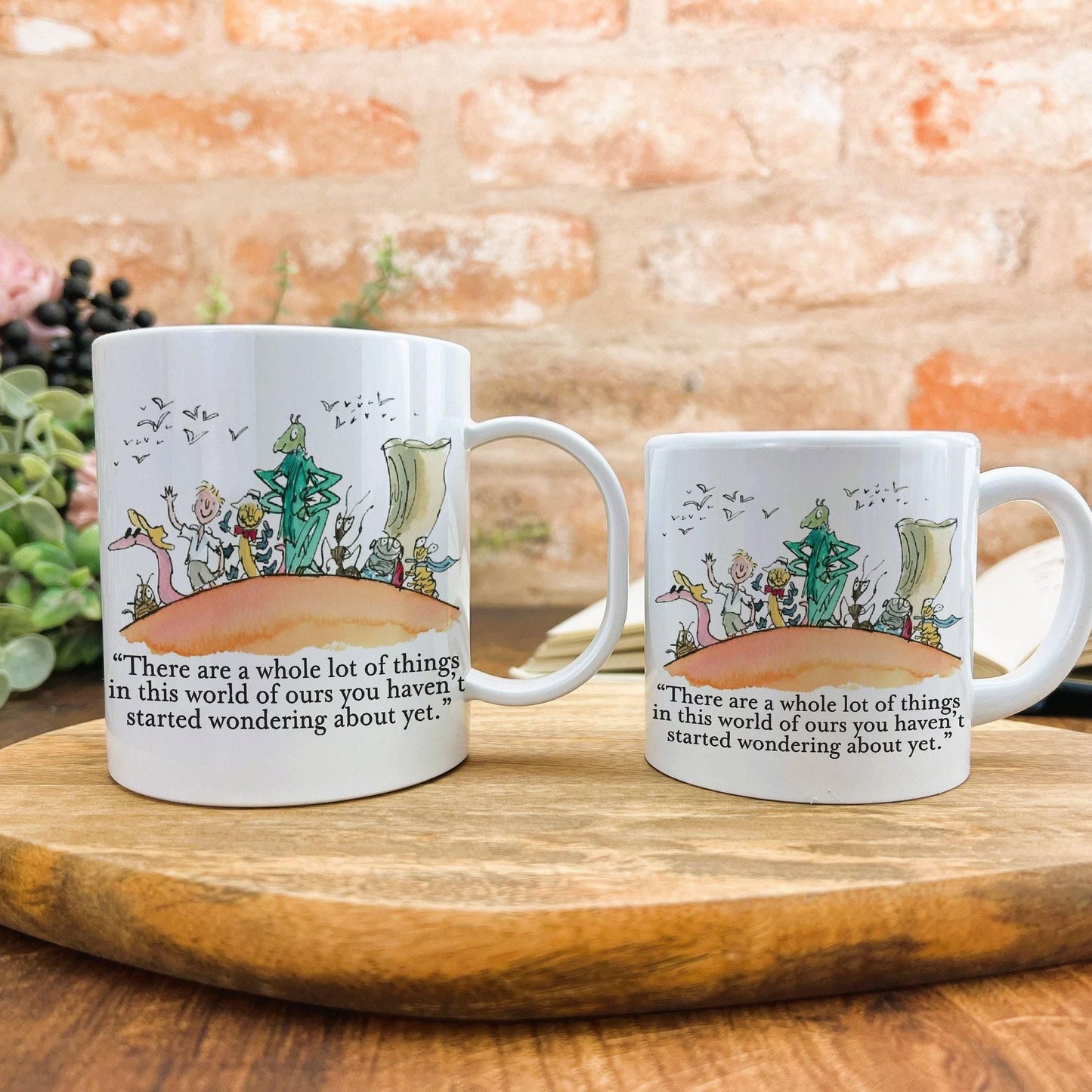James and the Giant Peach  Book Quote Illustration First Birthday Children's Personalised Mug Unbreakable Kids Toddler Child Safe