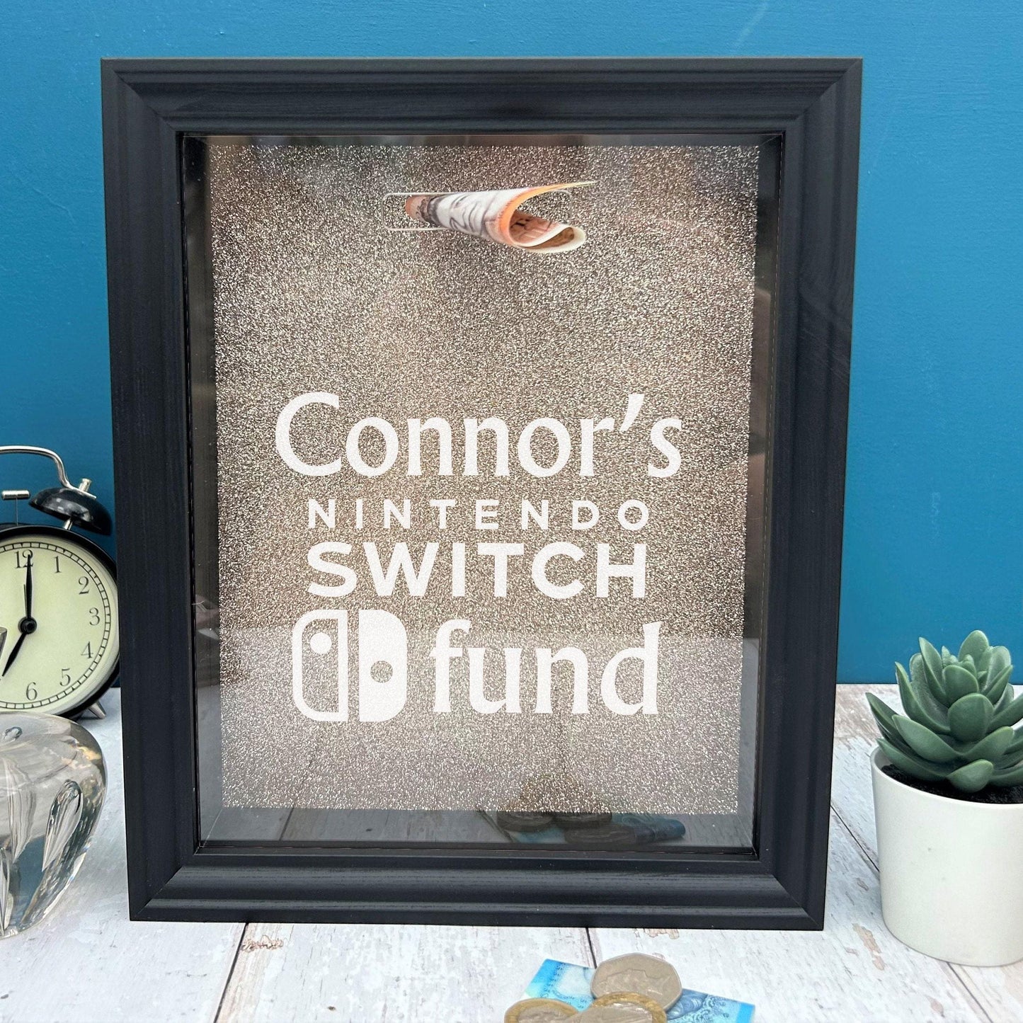 Nintendo Switch Game Console Fund Money Box Personalised Gamer Gift
