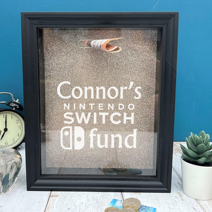 Nintendo Switch Game Console Fund Money Box Personalised Gamer Gift