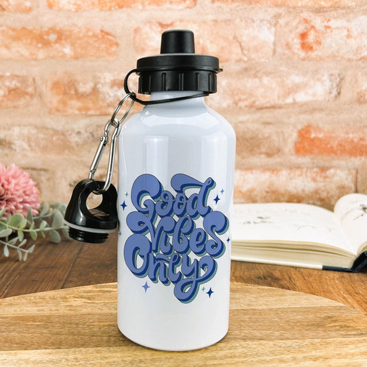 Good Vibes Only Water Bottle Personalised Gift