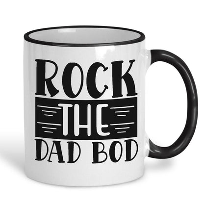 Rock the Dad Bod Father's Day Funny Personalised Mug