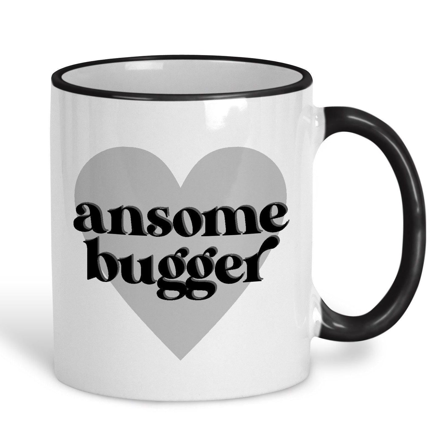 Ansome Bugger Yorkshire Dialect - Personalised Ceramic Mug