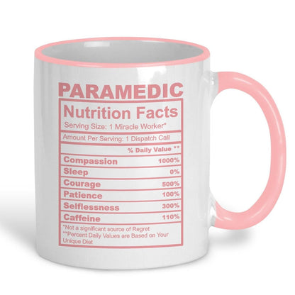 Paramedic Nutrition Facts Ceramic Mug