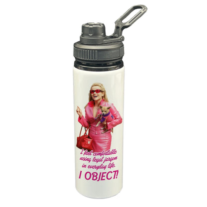 Legally Blonde Elle Woods Law Student I Object Y2K Movie Film Quote Poster Water Bottle Screw Cap Gift