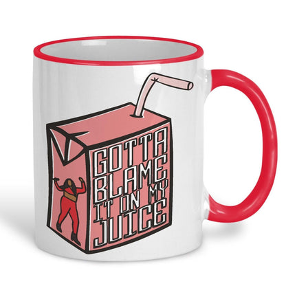 Lizzo Juice Ceramic Mug Song Lyrics Blame It On My Juice
