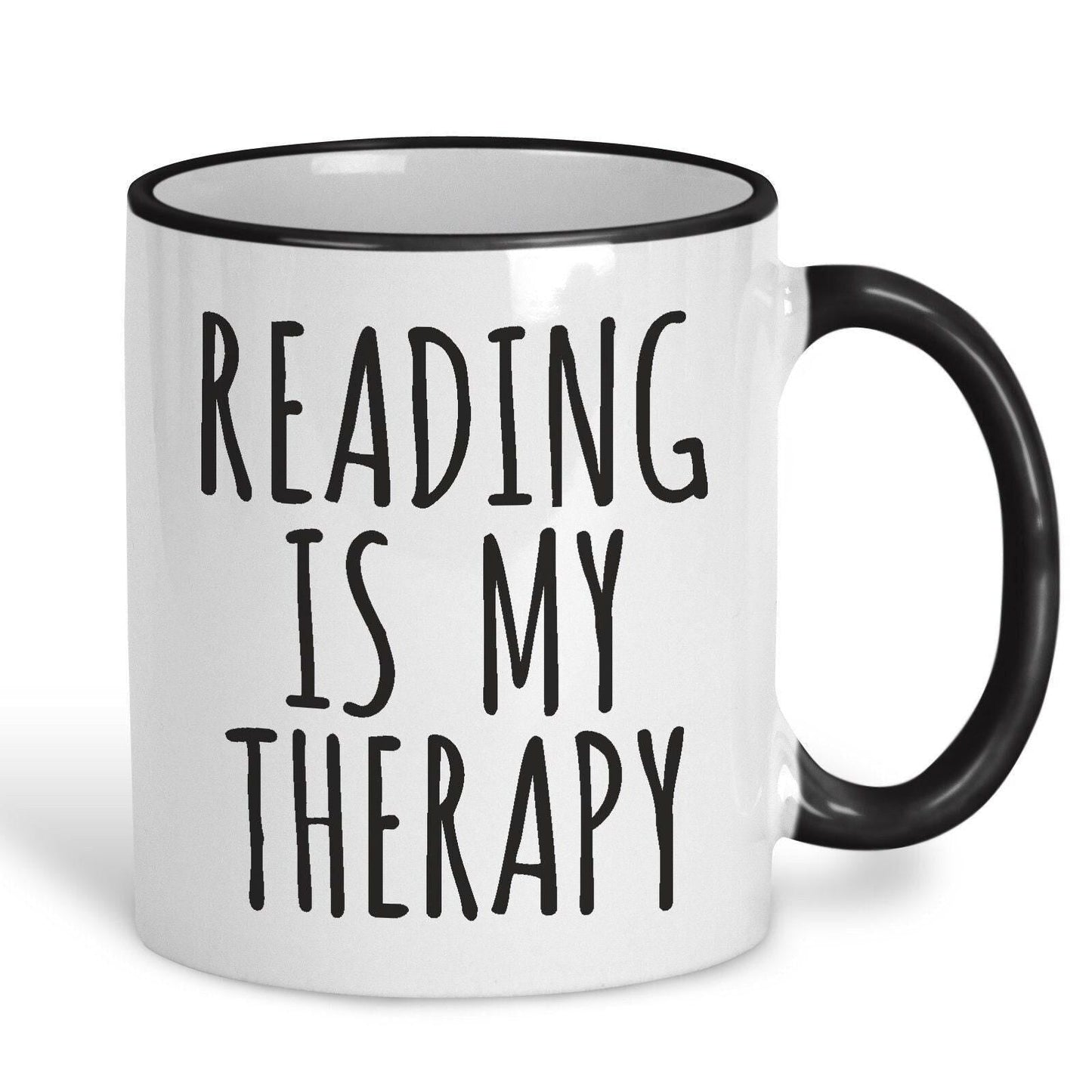 Reading Is My Therapy Mug