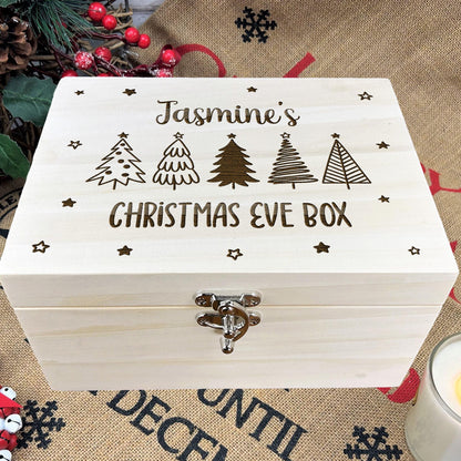 Christmas Tree Xmas Eve Box Personalised Gift