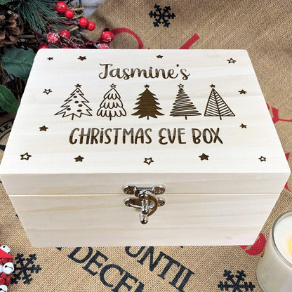 Christmas Tree Xmas Eve Box Personalised Gift
