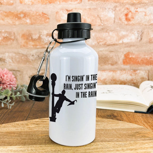Singing In The Rain Musical Gene Kelly Water Bottle Personalised Movie Gift
