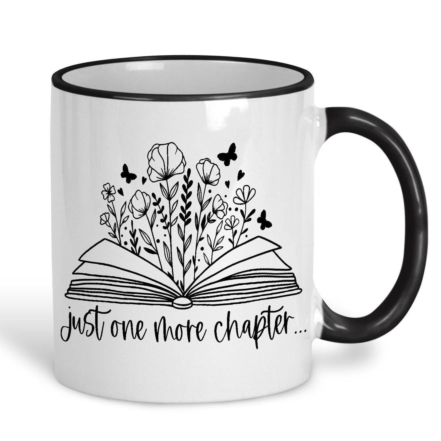 Just One More Chapter Personalised Reader's Ceramic Mug