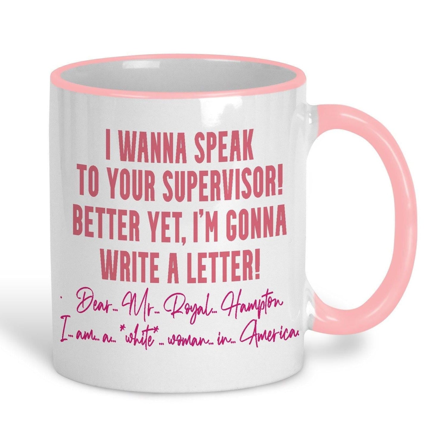 White Chicks "I'm Gonna Write A Letter" Personalised Movie Ceramic Mug
