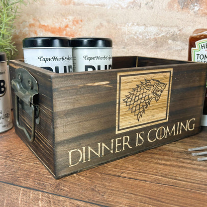 Game of Thrones Inspired Kitchen Tidy /Caddy - Funny Cooking Gift - Present Kitchen Decor Housewarming - Dinner is Coming - Christmas