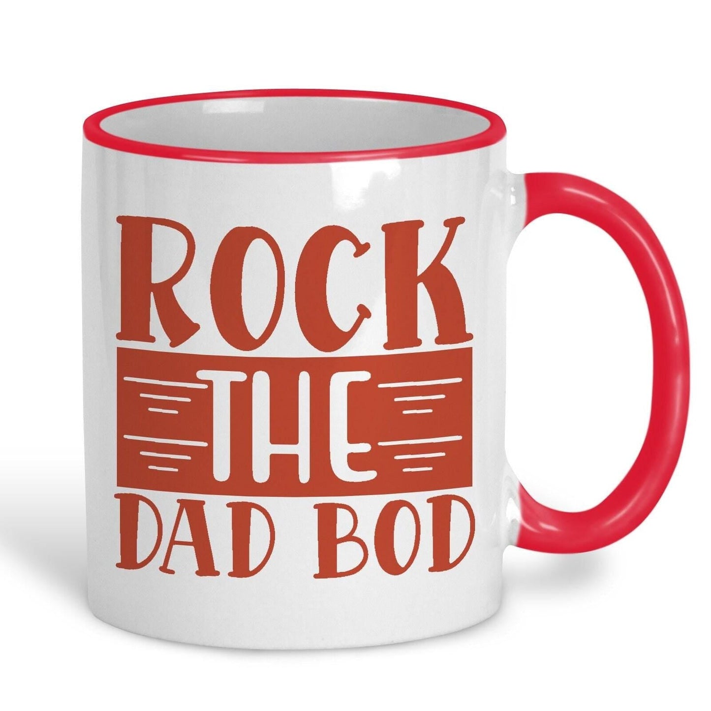 Rock the Dad Bod Father's Day Funny Personalised Mug
