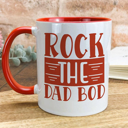 Rock the Dad Bod Father's Day Funny Personalised Mug