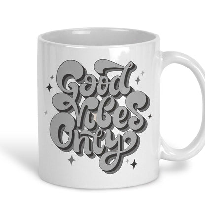 Good Vibes Only Mug Personalised Positivity