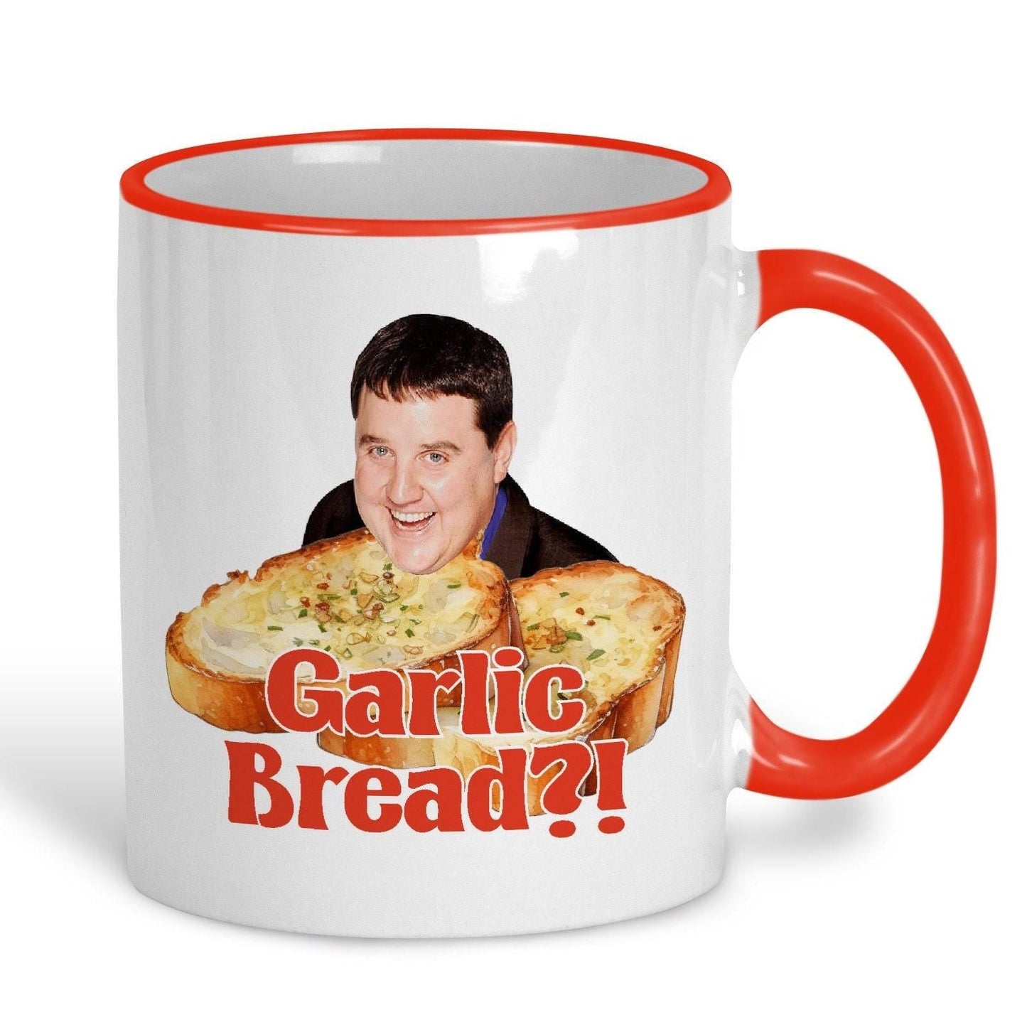 Peter Kay Garlic Bread Quote - Personalised Ceramic Mug