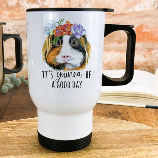 Guinea Be A Good Day Travel Mug Personalised