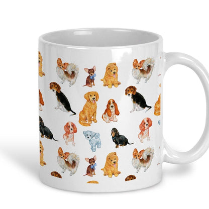 Dog Pattern Mug Personalised
