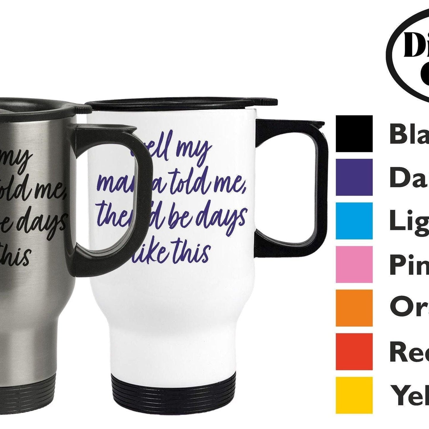 Days Like This Van Morrison - Northern Ireland Dialect - Personalised Travel Mug