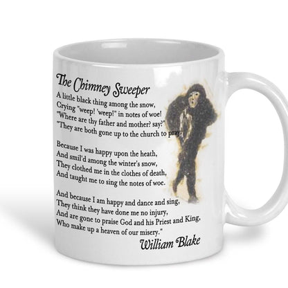 William Blake The Chimney Sweeper Poetry Quote Mug