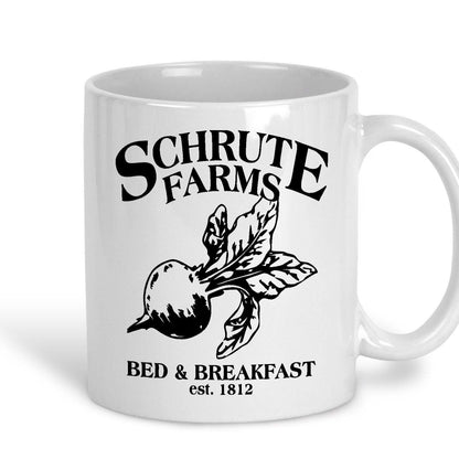 Schrute Farms Beet Beetroot Dwight The Office TV Show Personalised Ceramic Mug