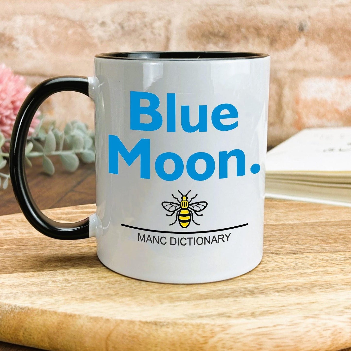 Blue Moon - Manc Dictionary - Personalised Ceramic Mug