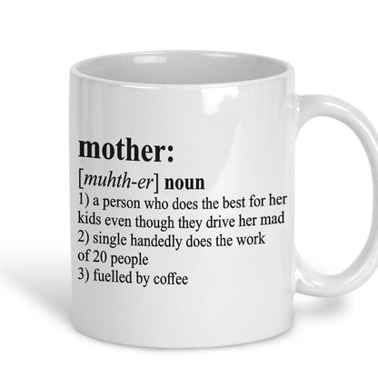 Mother Dictionary Definition Mug