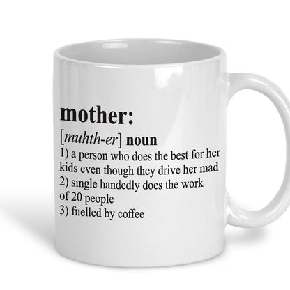 Mother Dictionary Definition Mug